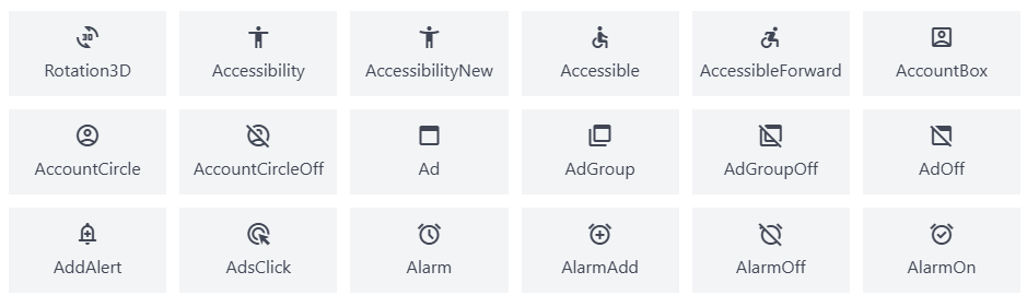 Blazor GoogleFontIcon Component