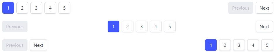 Blazor Pagination Component